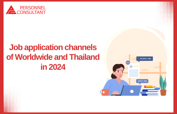 Job application channels of Worldwide and Thailand in 2024